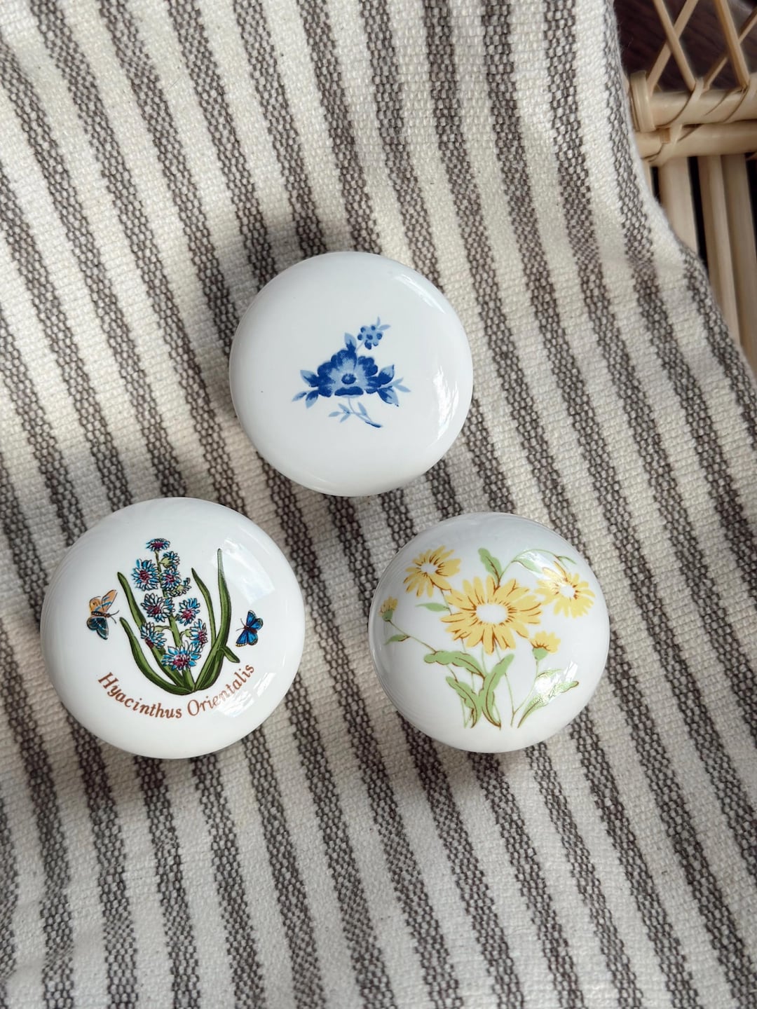 Cottagecore Cabinet Knobs Vintage Ceramic Drawer Pulls - Etsy