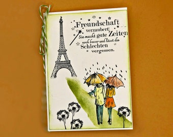 Karte Freundschaft Etsy