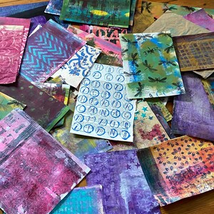 DIY Mixed Media Papier, 10 Seiten Pack, Collagenpapier Bild 2