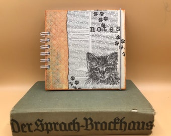 Notizbuch "Katze" 15 x 15 cm