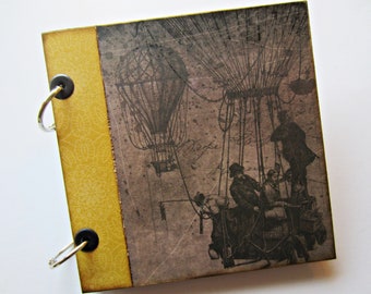 Carnet de voyage « ballons » 15 x 15 cm