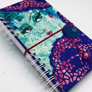 Upcycling notebook, diary, from old book