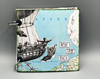Reisetagebuch "Collage", 15 x 15 cm