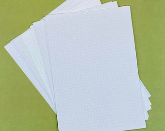 50 Seiten gepunktetes Papier, Din A5, 120 g/qm für Bullet Journal Herstellung