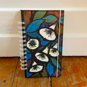 Upcycled notebook, diary, from old book
