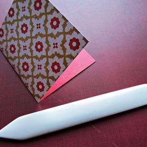 Teflon Bone Folder, Bookbinding Tool, Book Paper Folding Origami Crease,  Crisp Folding Tool Size: 5.25, Make My Own Book Binding Supplies 