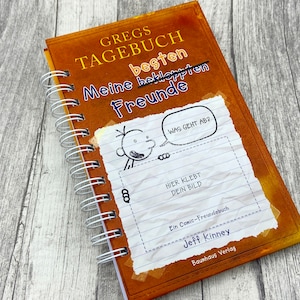 Upcycled notebook, diary made from old children&#39;s books