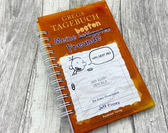 Upcycling Notizbuch, Tagebuch aus altem Kinderbuch