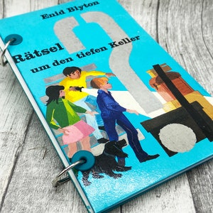 Upcycled notebook, diary, made from old children&#39;s books