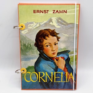 Upcycled travel diary, notebook, diary, made from old children's books