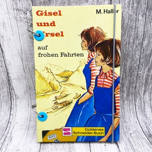 Upcycled notebook, diary made from old children&#39;s books