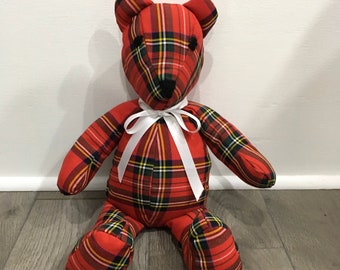 Royal Stewart Tartan Teddy Bear 18”