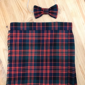 MacDonald Tartan Kilt and Bow Tie for babies , children