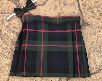 Murray of Athol Tartan Kilt and Bow Tie for babies , children