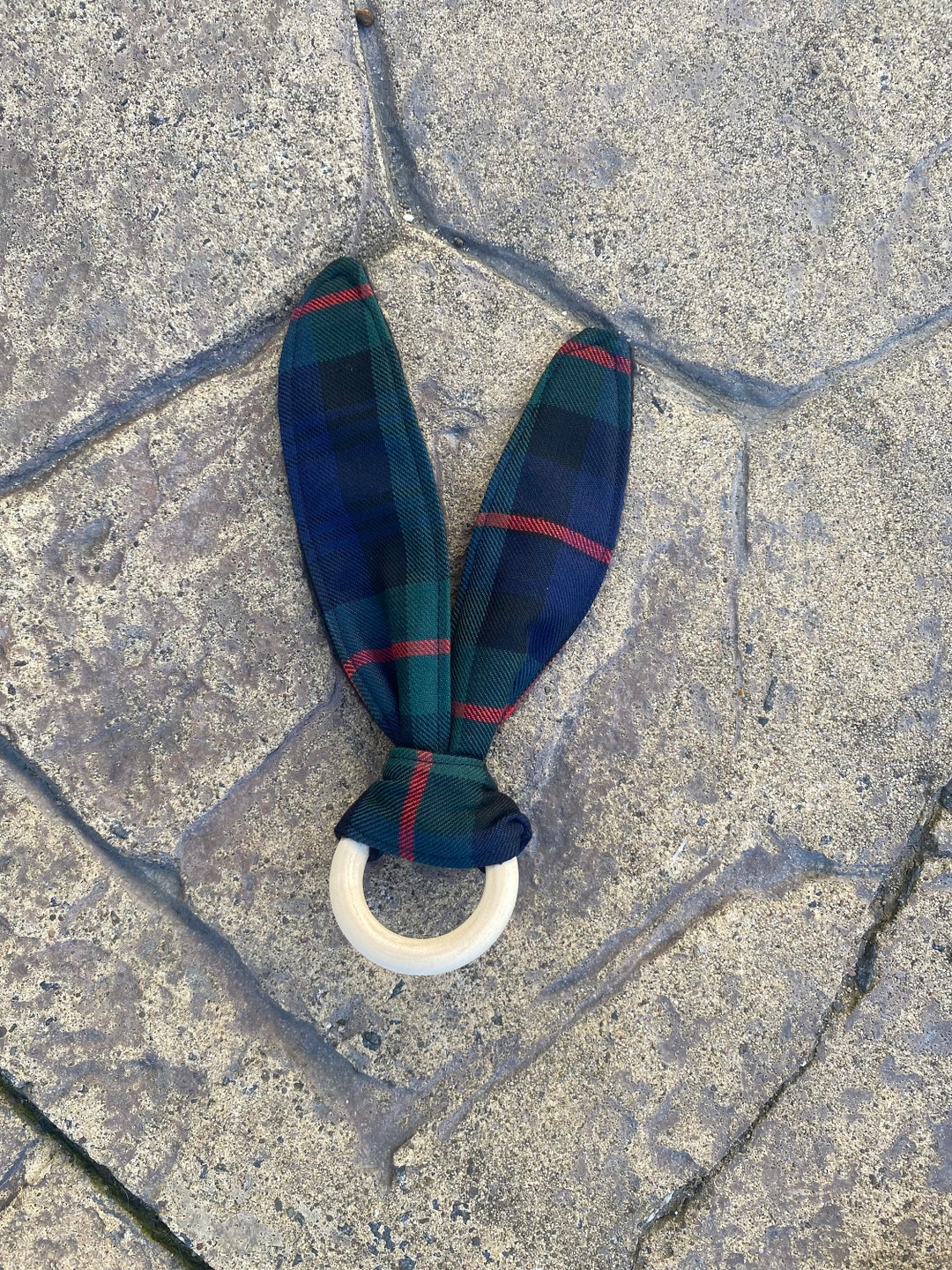 Murray of Athol Tartan Bunny Ears Teether - Etsy
