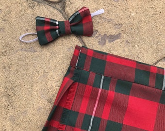 MacGregor Tartan Kilt and Bow Tie for babies , children