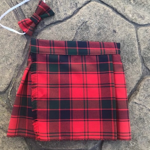 Robertson Tartan Kilt und Fliege für Babys, Kinder