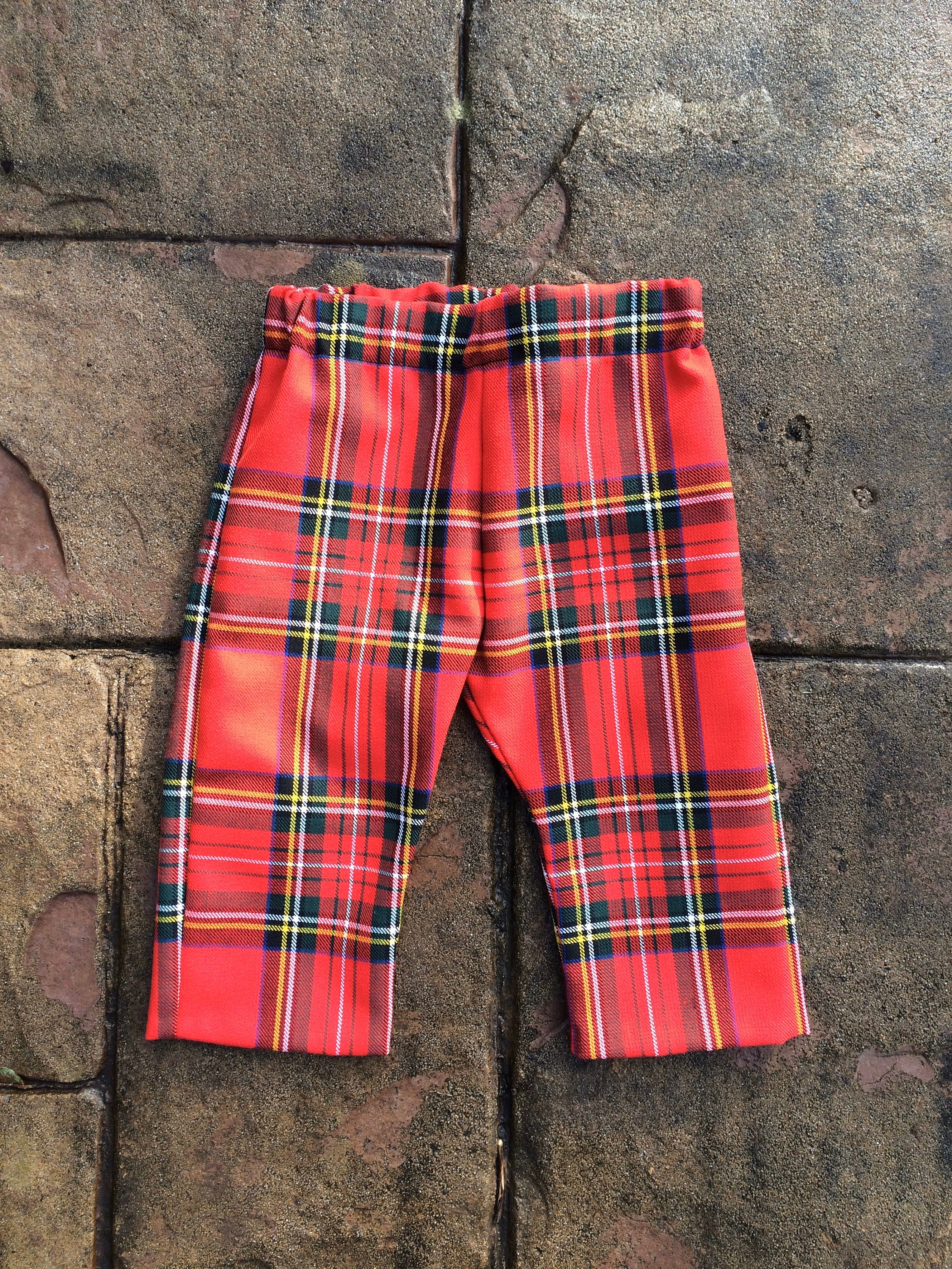 Grey and sales yellow plaid pants