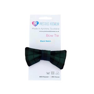 Black Watch Tartan Bow Tie babies, children