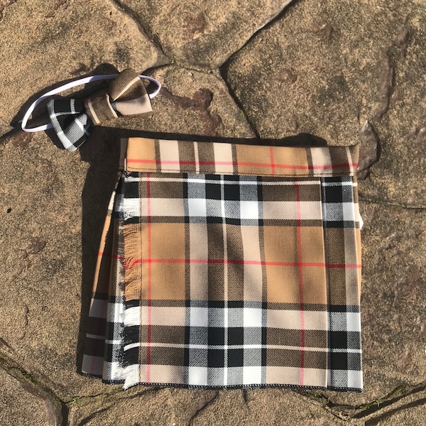 Thompson Tartan Kilt and Bow Tie for babies , children