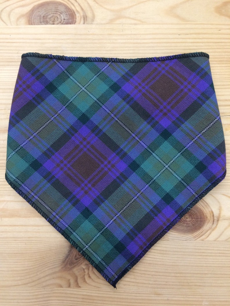Babies Handmade MacDonald Tartan Bandanna Bib