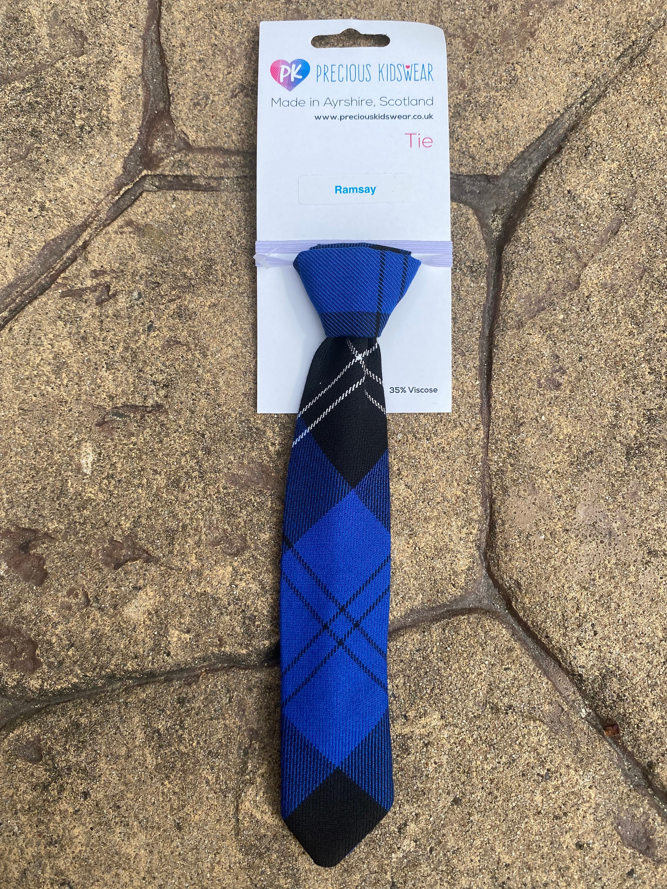 ramsay tartan tie