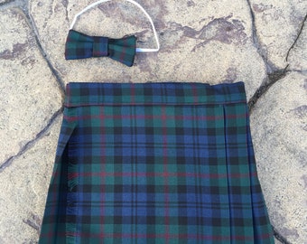 Baird Tartan Kilt et Bow Tie pour bébés, enfants