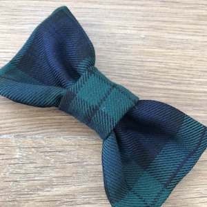 Black Watch Tartan hair bow, babies, children