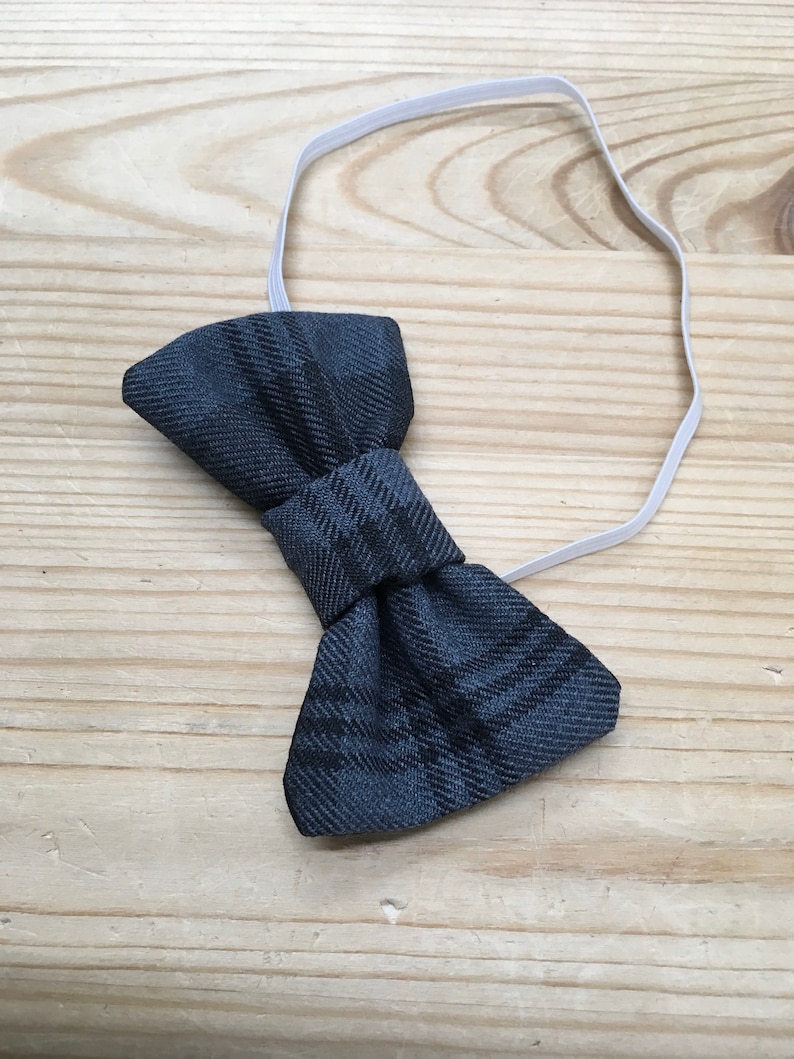 Grey Granite Tartan Kilt and Bow Tie for babies , children image 7