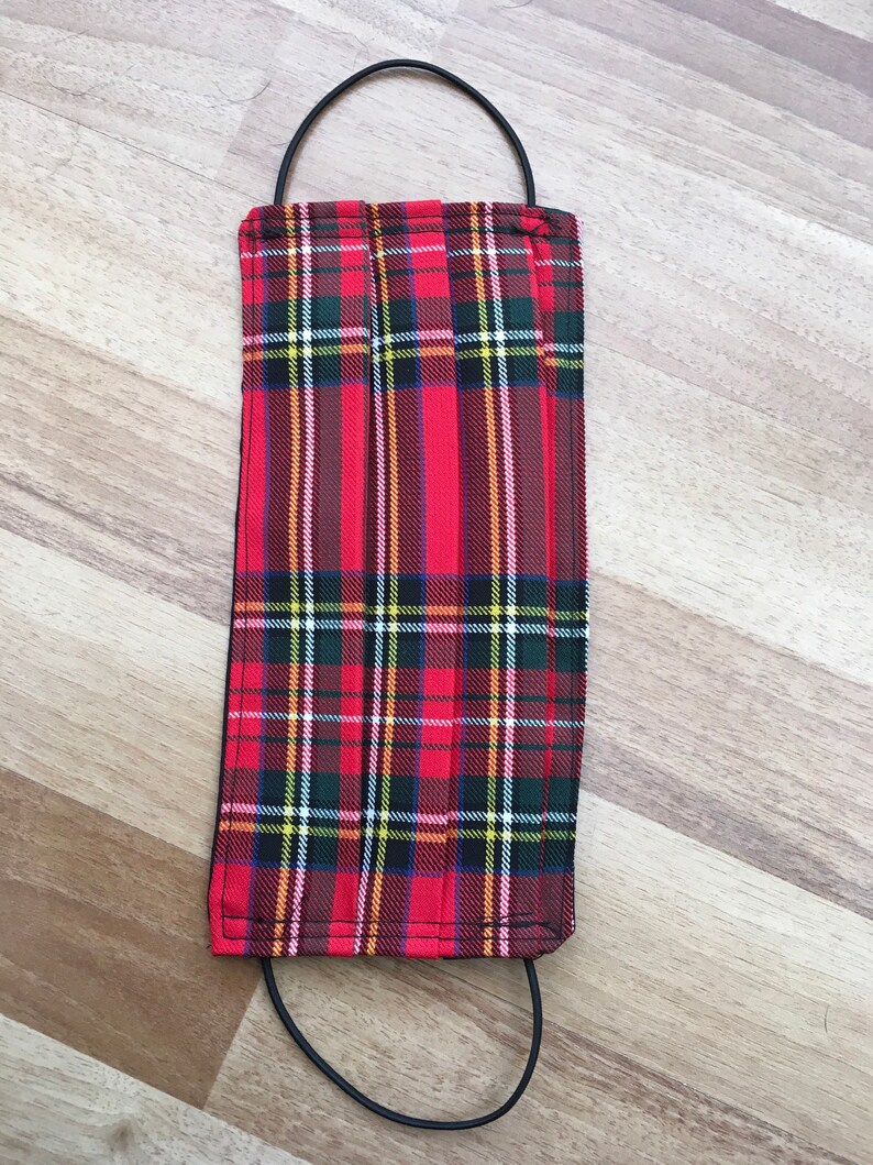 Tartan Face Mask Etsy UK