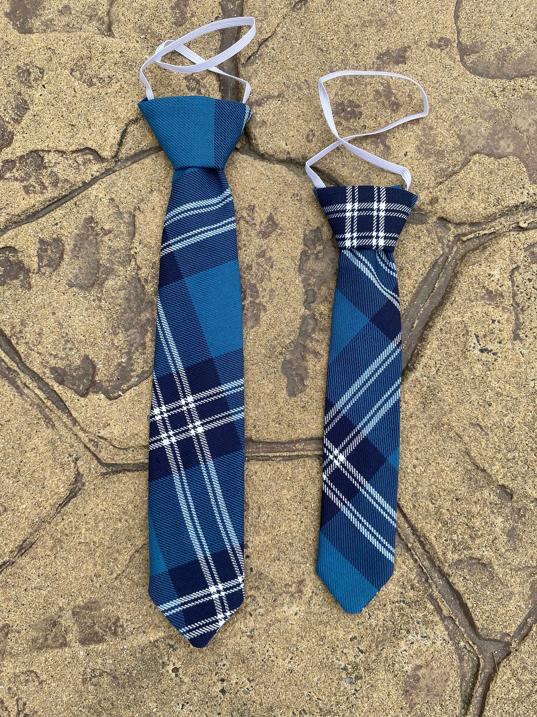 Cravatta Bambino Scozzese Retrò - 100% Poliestere Per 8-10 Anni - Foto 11
