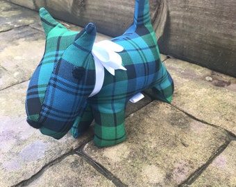 Campbell Ancient Tartan Scottie Dog