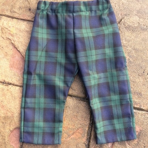 Black watch plaid pants womens deals