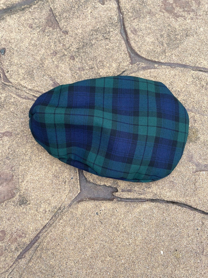 Black Watch Tartan flat cap, babies, children's image 3