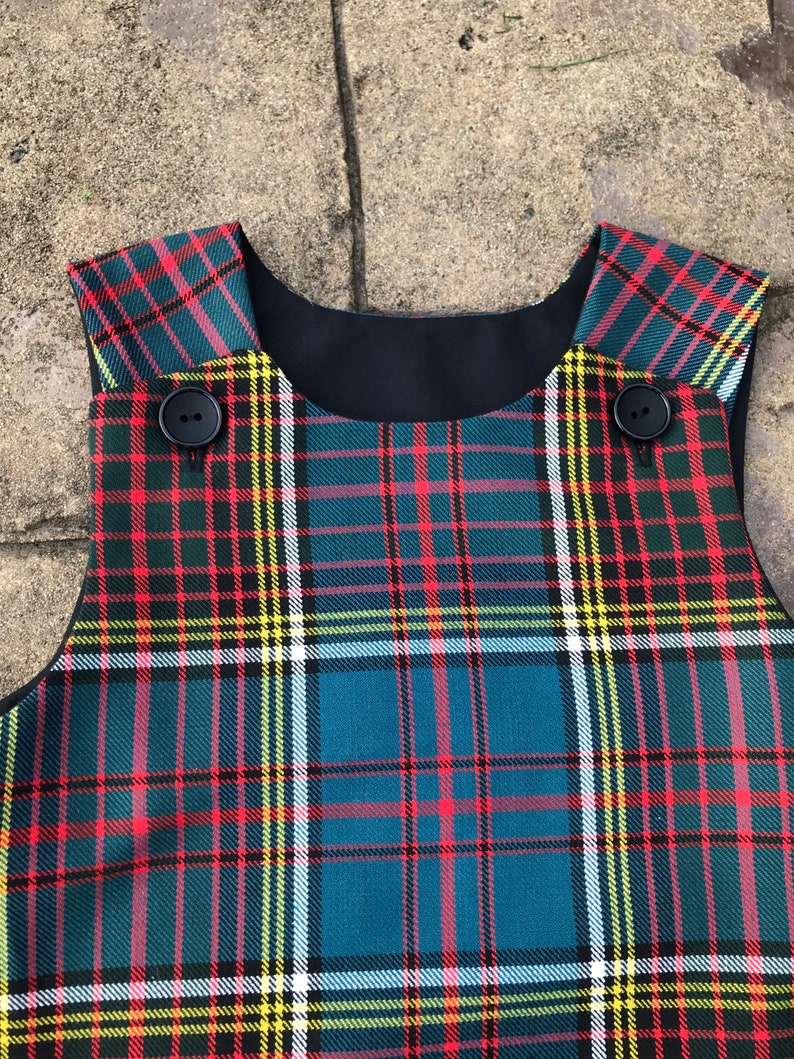 Anderson Tartan Pinafore Dress