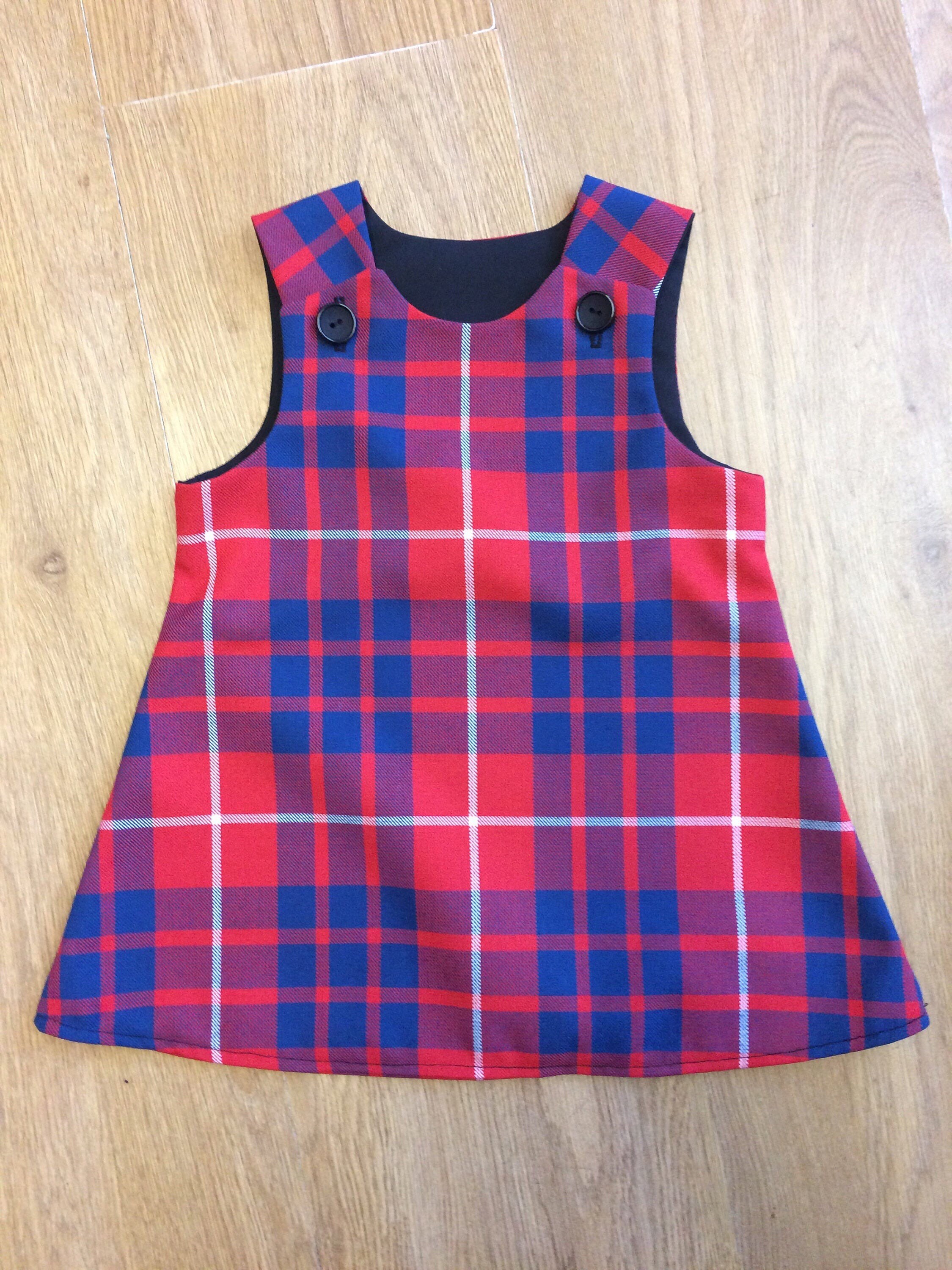 Hamilton Tartan Pinafore Dress