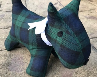 Black Watch Tartan Scottie Dog