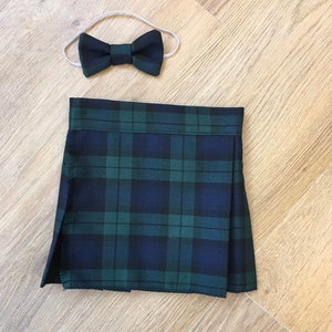 Kilt écossais Black Watch et noeud papillon pour bébés et enfants image 4