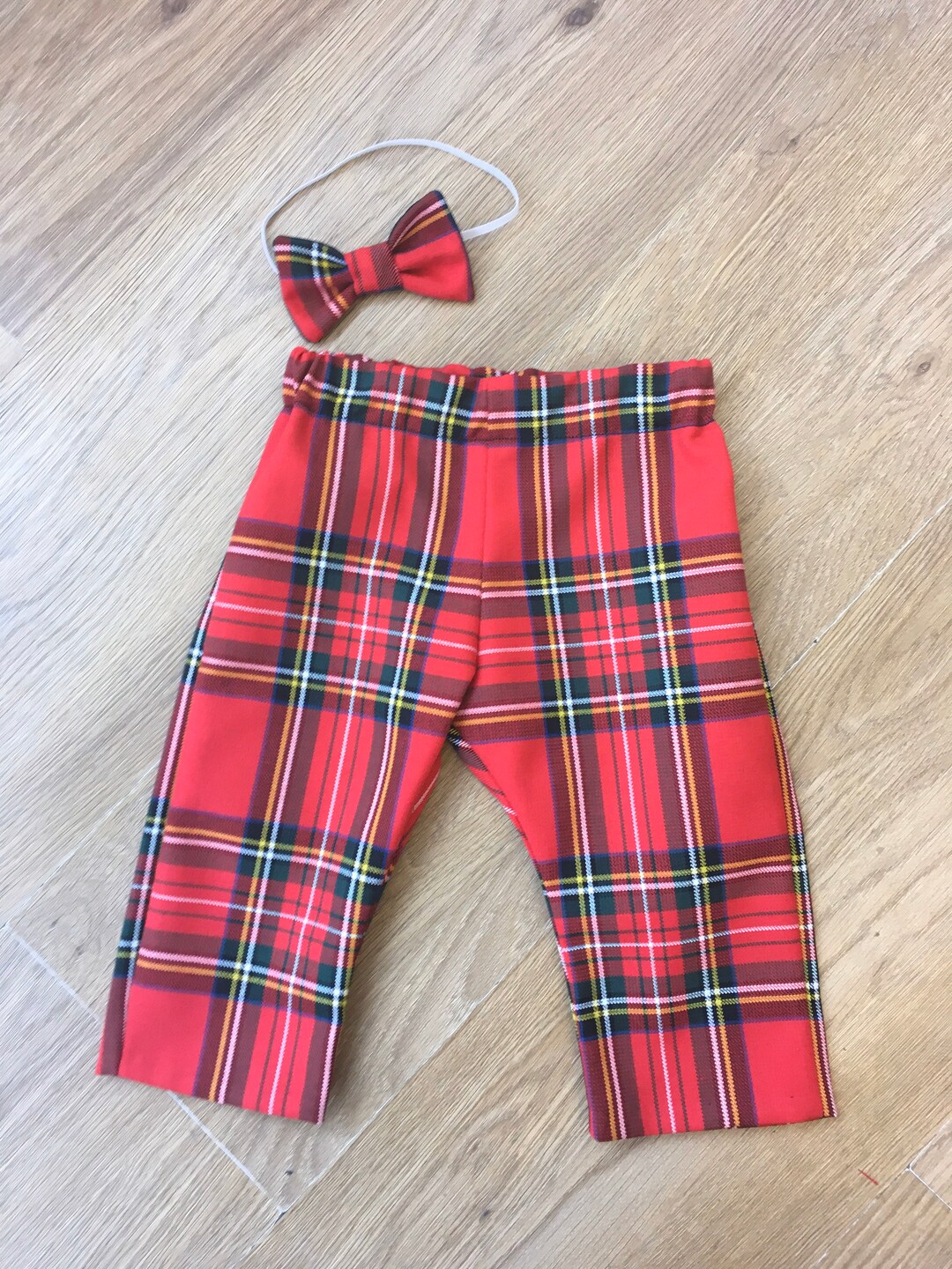 Royal Stewart Tartan Trousers Pants Trews With Bow Tie - Etsy