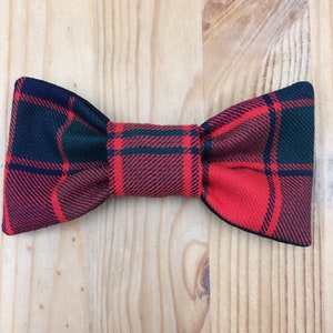 Robertson Tartan Pinafore Dress and Hair Bow image 4