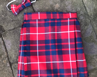 Hamilton Tartan Kilt and Bow Tie for babies , children