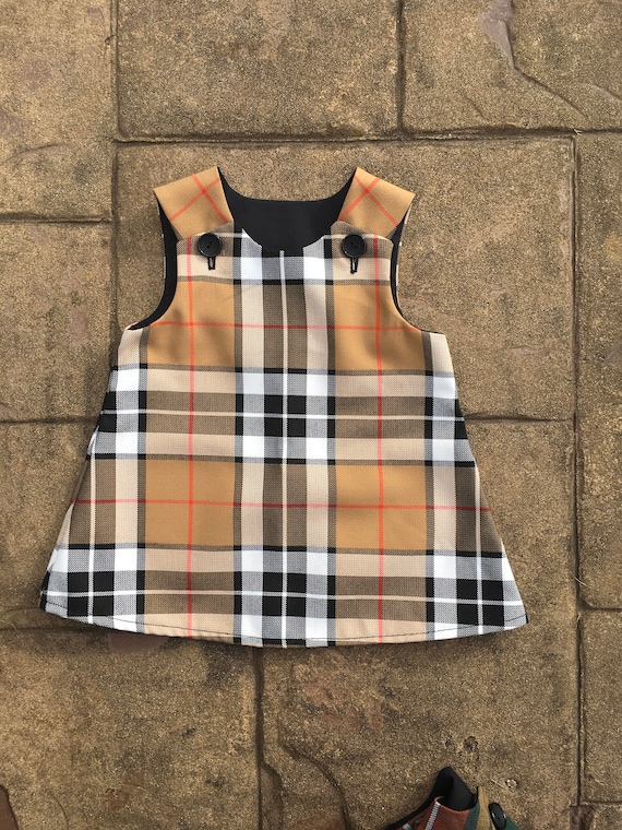 tartan pinafore dress baby