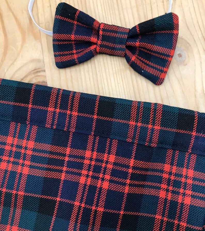 Macdonald Tartan Kilt and Bow Tie for Babies Children Etsy