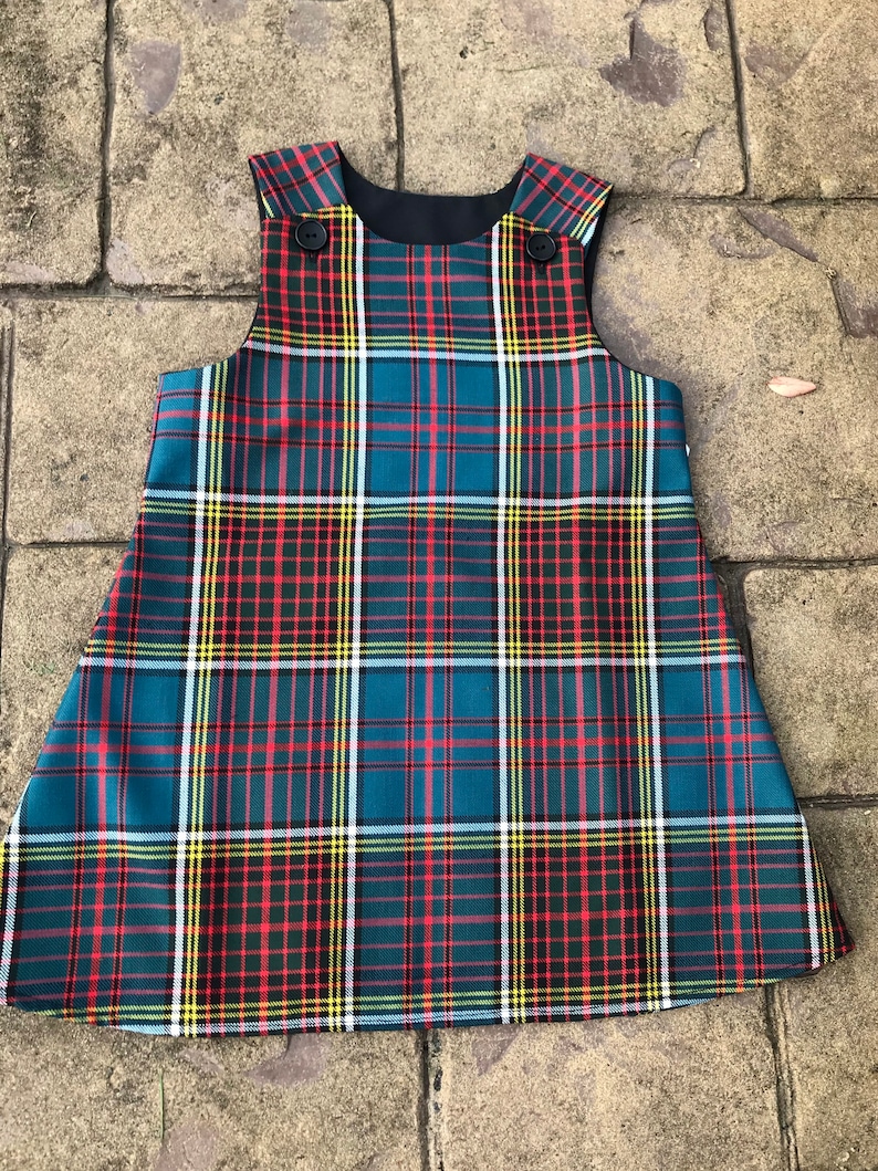 Anderson Tartan Pinafore Dress