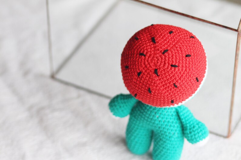 Watermelon Doll blue baby stuffed toy for girl boy her toys Etsy