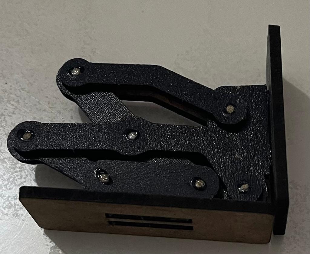 Eccentric hinge, hidden box hinge, multiple joint hinge design cad vector files for lasercut of cnc machines DXF, svg, ai,cdr, eps,pdf