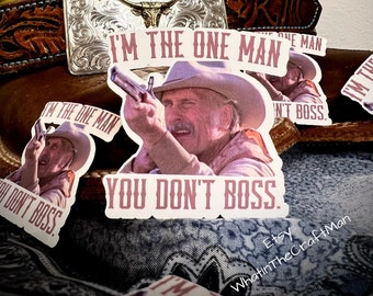 Lonesome Dove/Hat Creek Cattle Company/Gus McCrae/Woodrow/We Dont Rent Pigs/Augustus/Lonesome Dove Shirt/Dry Bean Saloon,Stickers
