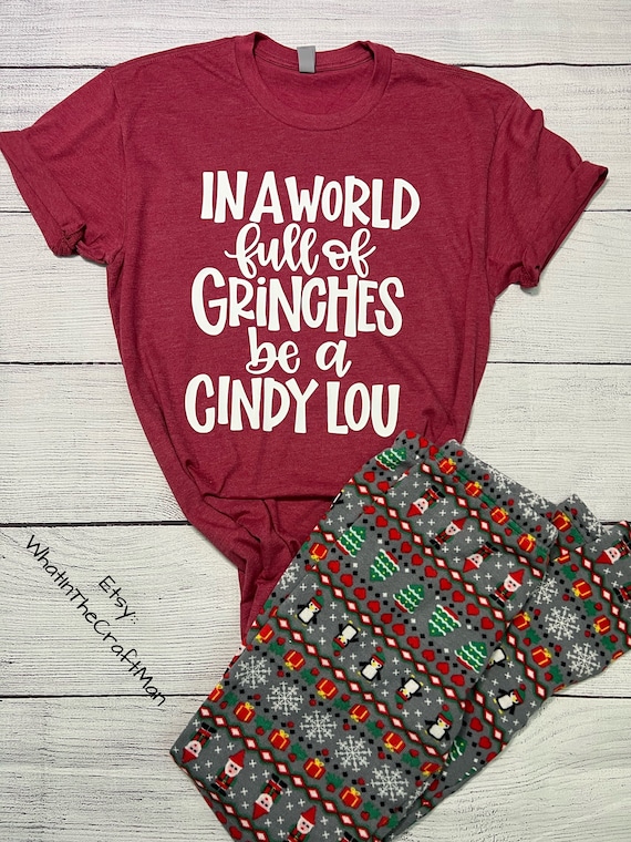 Grinch,Cindy Lou,Christmas tshirts,whoville,Dr. Seuss,holiday tshirts,how the grinch stole christmas,