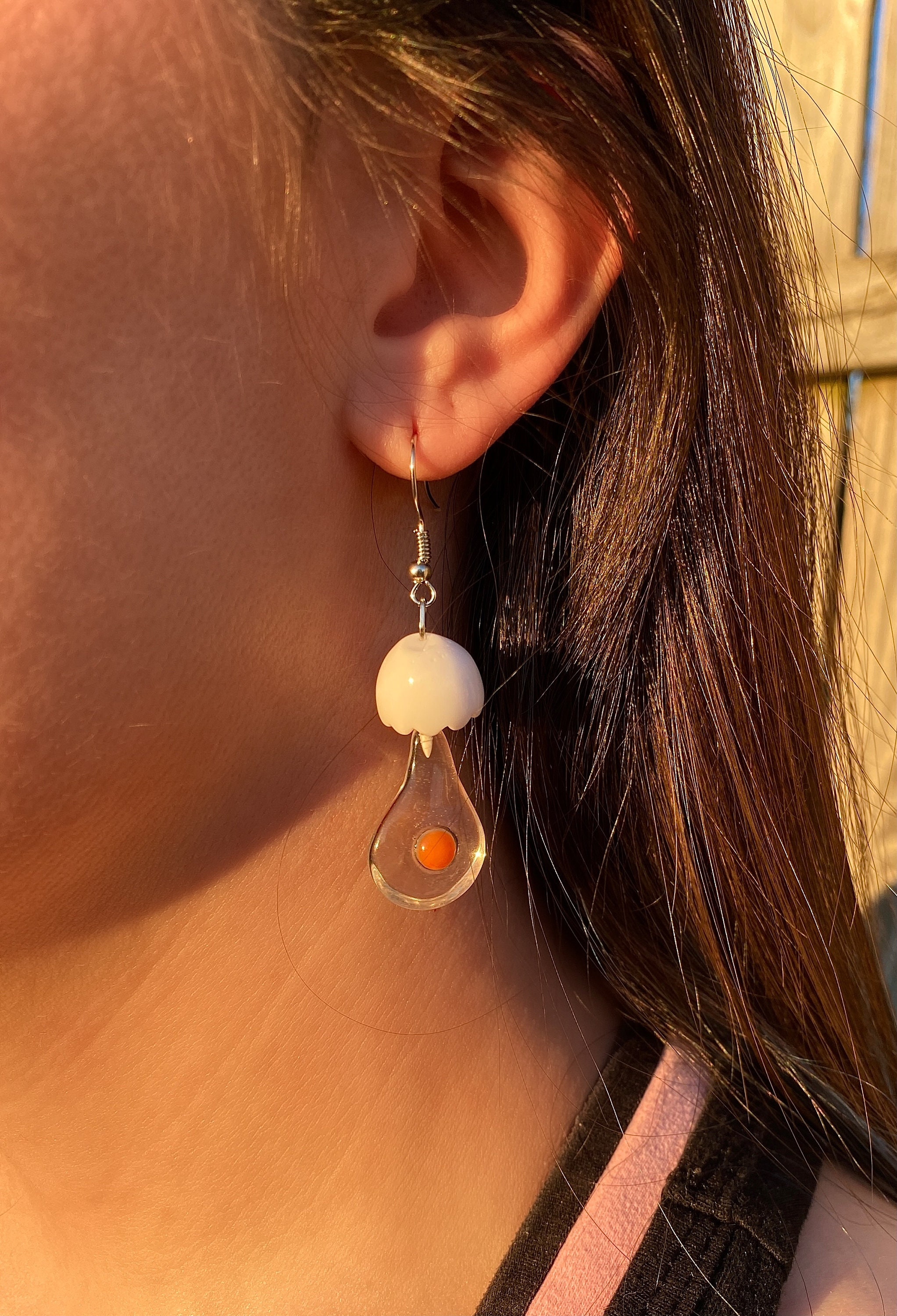 NEW* Cracked Egg Earrings,weird Earrings,unique Earrings