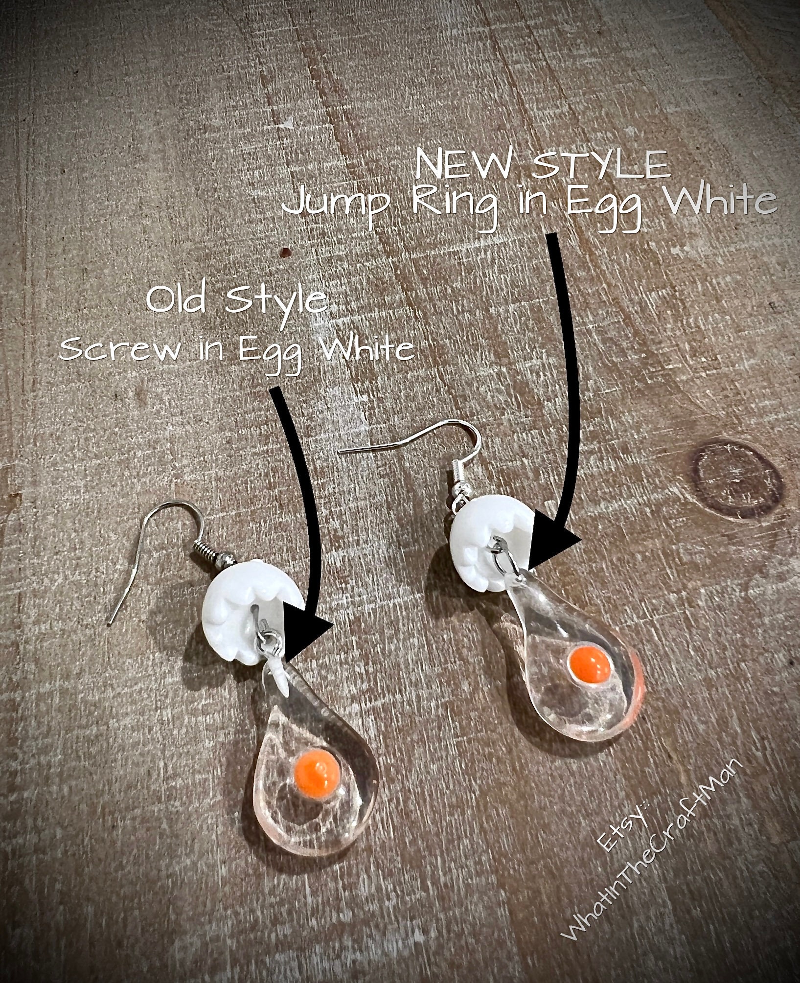 NEW* Cracked Egg Earrings,weird Earrings,unique Earrings,oddity